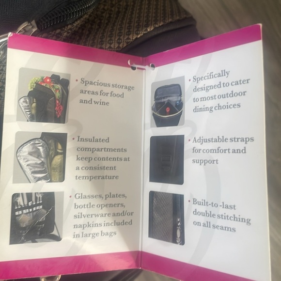 Epic Wine Picnic Tote NWT - Picture 3 of 12